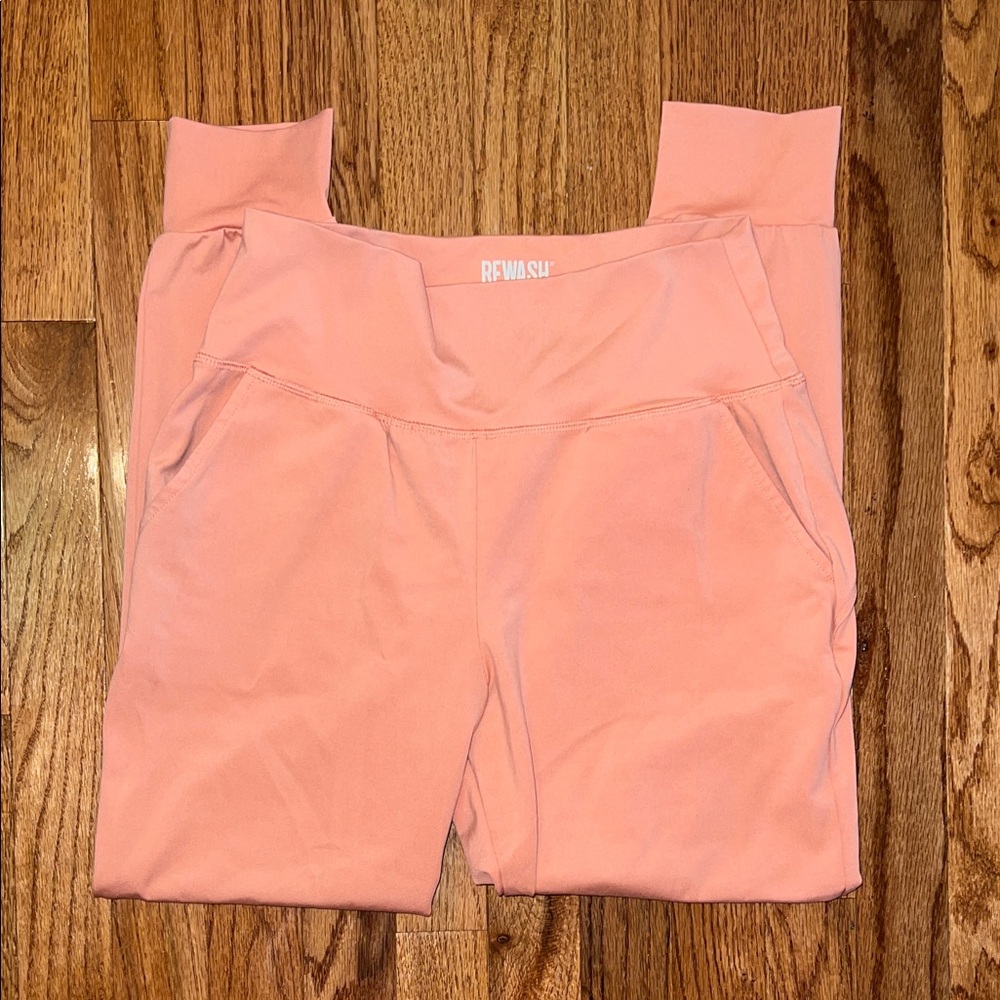 Rewash Peach Pink Track Joggers